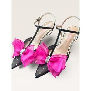 Betsy Johnson Lillyan black multi size 9